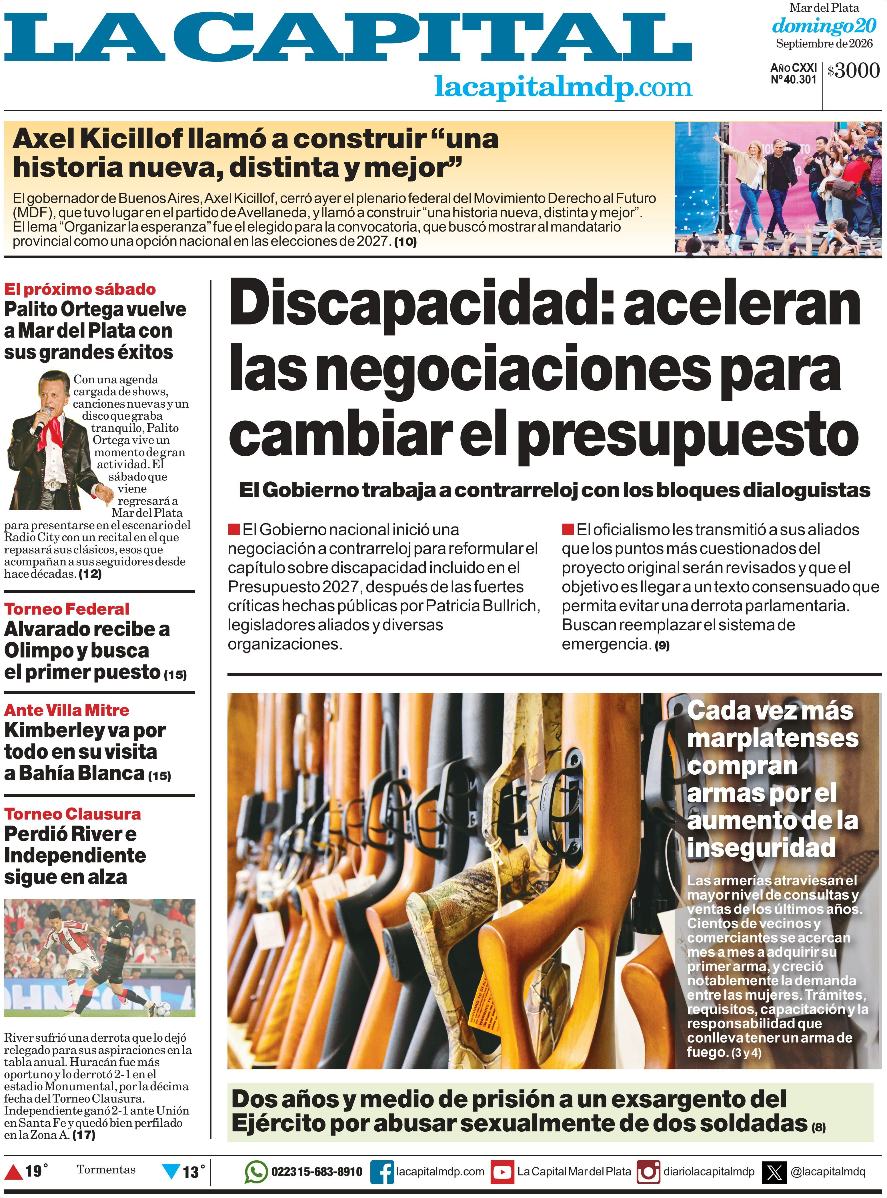 Media Panel - Developments and Systems | ESTILO Z CORRIENTES - Tapa del diario La Capital